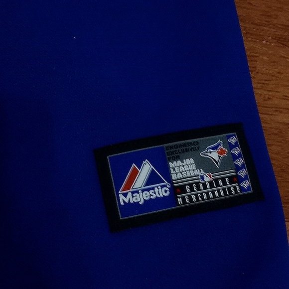 majestic toronto blue jays button up jersey - Picture 2 of 5